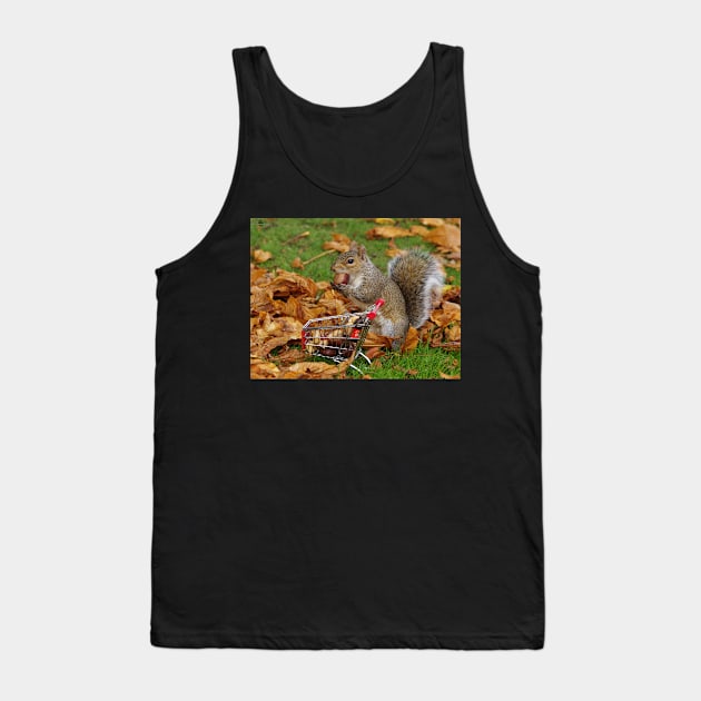 squirrel with shopping cart Tank Top by Simon-dell